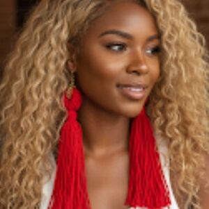 Elegant Red Valentines Earrings